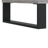 ZNTS Coffee Table Grey Sonoma 80x80x36.5 cm Engineered Wood 830794