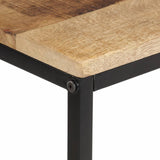 Console Table 70x35x70 cm Solid Rough Wood Mango 374070