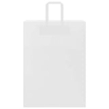 Paper Bags 250 pcs with Handles White 32x17x44 cm 4101846