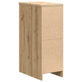 Garage Storage Cabinet Artisan Oak 30x51x85 cm Solid Wood Pine 860588
