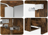 Bathroom Cabinet Set 5 pcs Smoked Oak Engineered Wood 3406331