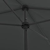 314729 Beach Parasol Anthracite 200x125 cm
