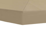 Gazebo Canopy Cover 6 x 3 m Beige Polyester 190 900398