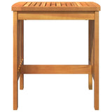 Side Table Oil Natural Solid Acacia Wood 4106451