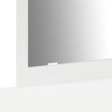 Dressing Table White 100 x 40 x 70 cm Engineered Wood 865208