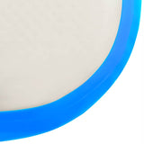 Inflatable Gymnastics Mat with Pump 200x200x15 cm PVC Blue 92698