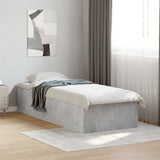 Bed Frame without Mattress Concrete Grey 100x200 cm 3281052
