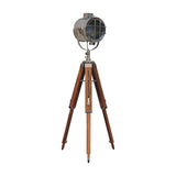 Caged Chrome Spotlight Floor Lamp IN3144