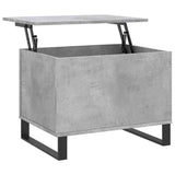 Coffee Table Concrete Grey 60x44.5x45 cm Engineered Wood 830960