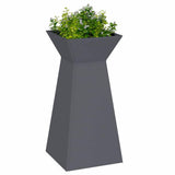 Pillar Planter 2 pcs Anthracite 35 x 35 x 73 cm 873843