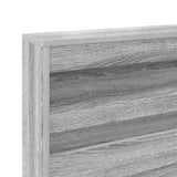 Bookcase Bed Grey sonoma 75 x 190 cm Engineered wood 3335758