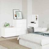 Storage Cabinet White 80 x 48 x 57 cm Engineered Wood 888817