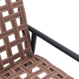 Garden Chair Brown 110.5 x 79 x 75.5 cm Poly Rattan 42004144
