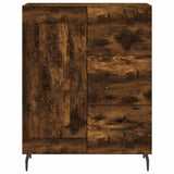 Highboard Smoked Oak 69.5x34x180 cm Engineered Wood 3196032