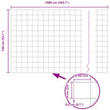 Euro Fence Green 1.4 x 10 m PVC-coated iron 42004367
