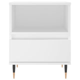 Bedside Cabinets 2 pcs White 40x35x50 cm Engineered Wood 830605