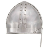 Medieval Knight Helmet Antique Replica LARP Silver Steel 286216