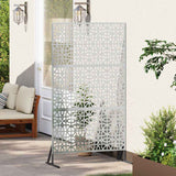 Privacy Screen Grey 100 x 50 x 180 cm Steel 868575