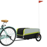 Bike Trailer Black and Green 45 kg Iron 94046