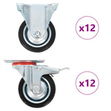 24 pcs Casters 75 mm 278039
