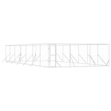 Outdoor Dog Kennel Silver 6x14x2 m Galvanised Steel 3190462