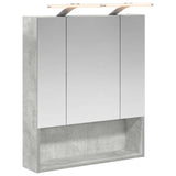 Bathroom Mirror Cabinet Concrete Grey 60 x 14.5 x 70 cm 889194