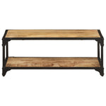 Coffee Table 90x45x35 cm Solid Rough Mango Wood 328265