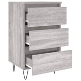 ZNTS Bedside Cabinet Grey Sonoma 40x35x69 cm Engineered Wood 826936