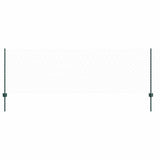 Welded Wire Fence 10 x 0.8 m PVC-Coated Steel Green 3336679