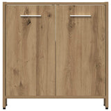 4 Piece Bathroom Furniture Set Artisan Oak Engineered Wood 3328942