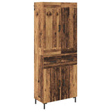 Highboard with Drawer 2 pcs Old Wood Engineered Wood 3415748