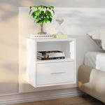 Wall-mounted Bedside Cabinets 2 pcs White 811008