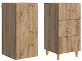 Cabinet Set 2 pcs Artisan Oak 33 x 34.5 x 90 cm Engineered Wood 3416735