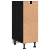 Kitchen Base Cabinet with Shelf Black oak 30 x 44.5 x 81.5 cm 876650