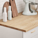 Kitchen Worktop 100x63.5x2.7 cm Solid Wood Oak Rectangular 4008998