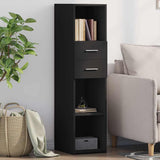 Highboard Black Engineered wood Tall Highboard Rectangular 846153