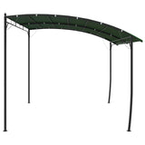 Gazebo 3 x 3 x 2.55 m Green Powder-Coated Steel and Fabric 42030534