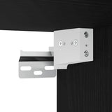 Wall-mounted Bedside Cabinets 2 pcs Black 45x26x28.5 cm 858599