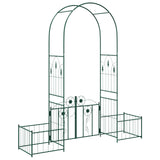 Garden Arch with Lock Green 203 x 50 x 218 cm 42021347