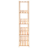 5-Tier Storage Racks 10 pcs 170x38x170 cm Solid Pinewood 500 kg 3051112