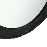 ZNTS Wall Mirror Baroque Style 50x60 cm Black 320351