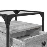 Bedside Cabinets 2 pcs Gery Sonoma 40x40x55 cm Engineered Wood 846081