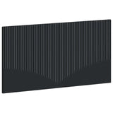 Wall-Mounted Headboard HOORN Black Engineered Wood 897416
