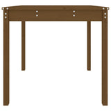Garden Table Honey Brown 82.5x82.5x76 cm Solid Wood Pine 823965