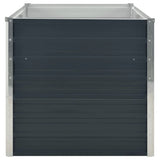 Raised Garden Bed Anthracite 160x80x77 cm Galvanised Steel 45722