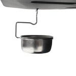 Gas BBQ Grill with 6 Cooking Zones Steel Black 44282