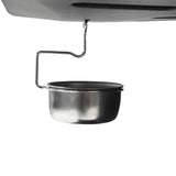 Gas BBQ Grill with 6 Cooking Zones Steel Black 44282
