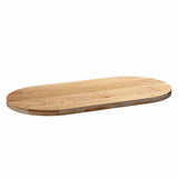 Table Top 120x60x4 cm Solid Wood Oak Oval 4009067
