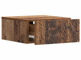 Wall-Mounted Side Table 2 pcs Old Wood 34.5 x 33 x 20 cm 898782