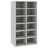 Shoe Rack Concrete Grey 54x34x100.5 cm Engineered Wood 800400